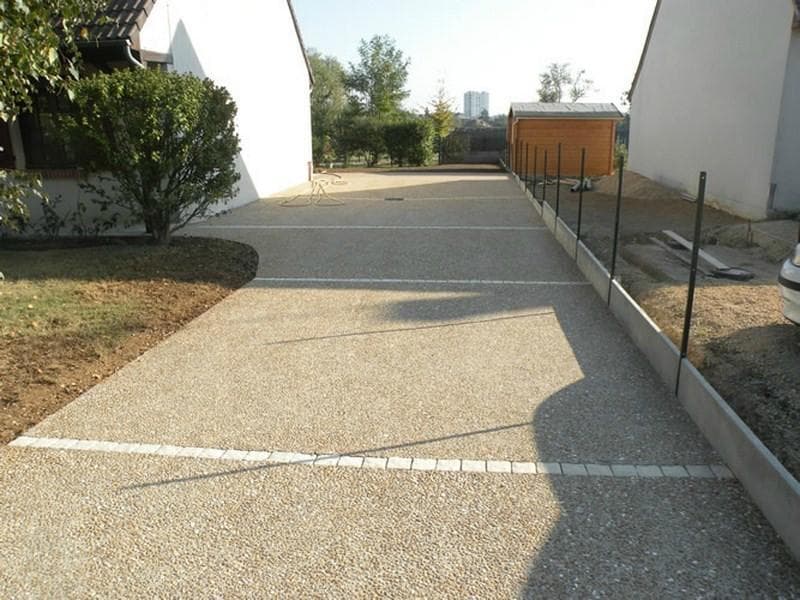 Aménagement de terrasse et allée